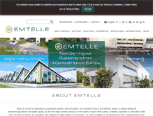 Tablet Screenshot of emtelle.com